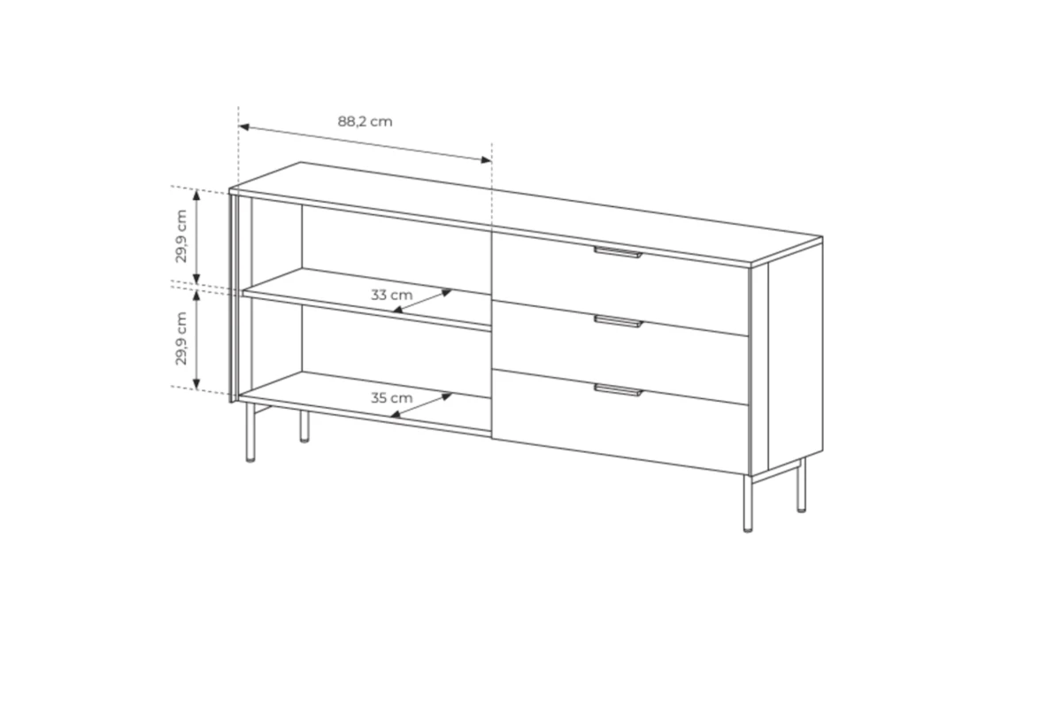 Kommode ELOA 181 2D3S