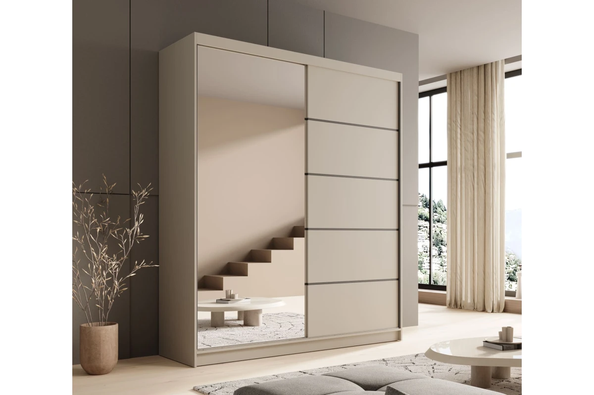 Schiebetürenschrank mit Spiegel Nexo 180