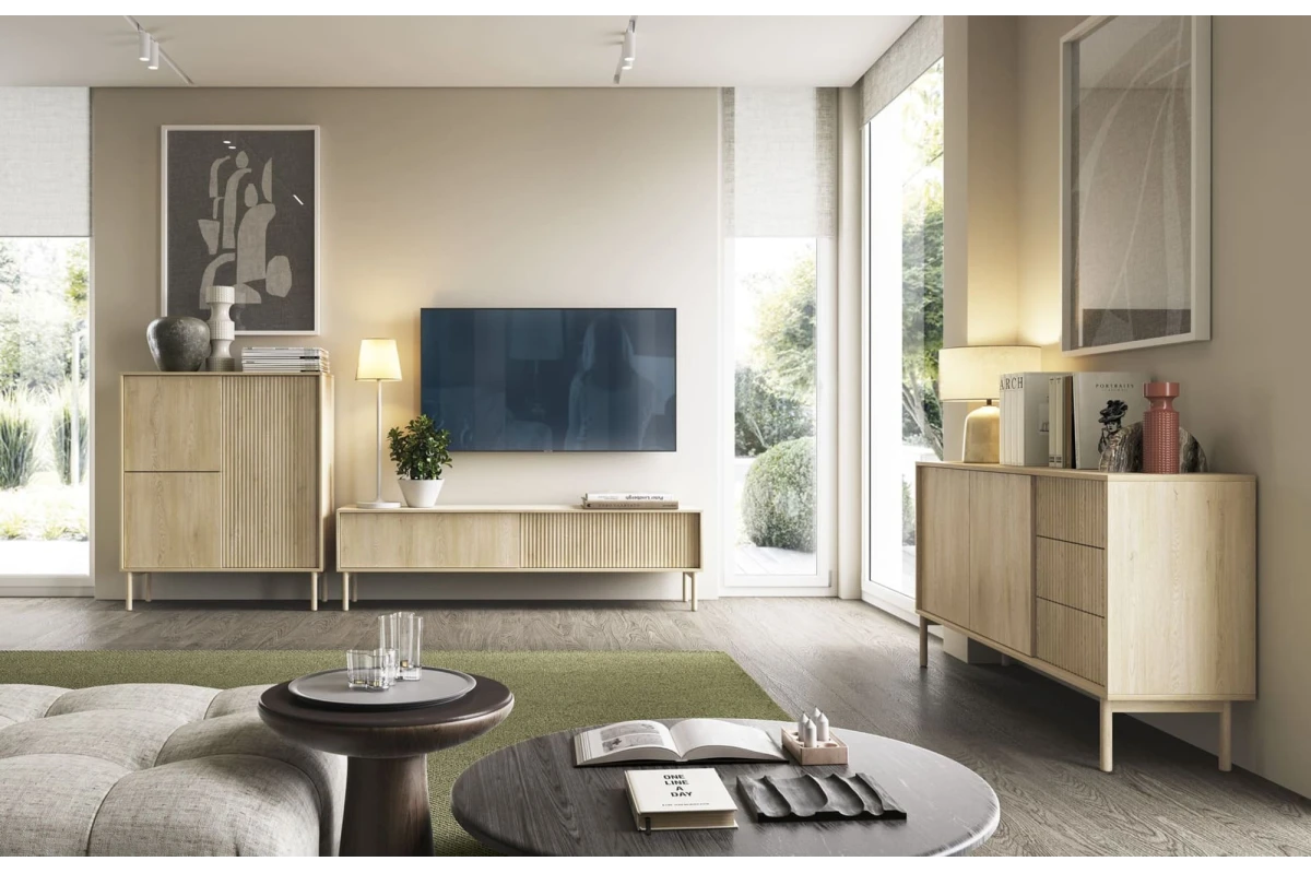 TV-Tisch TAMI 153 2D – Eiche Cremona