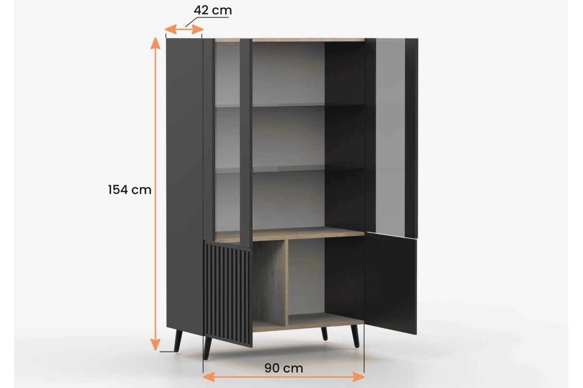 Vitrine AUREO 2-türig