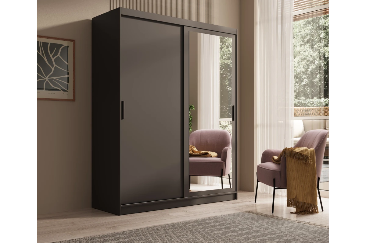 Schiebetürenschrank mit Spiegel Leima