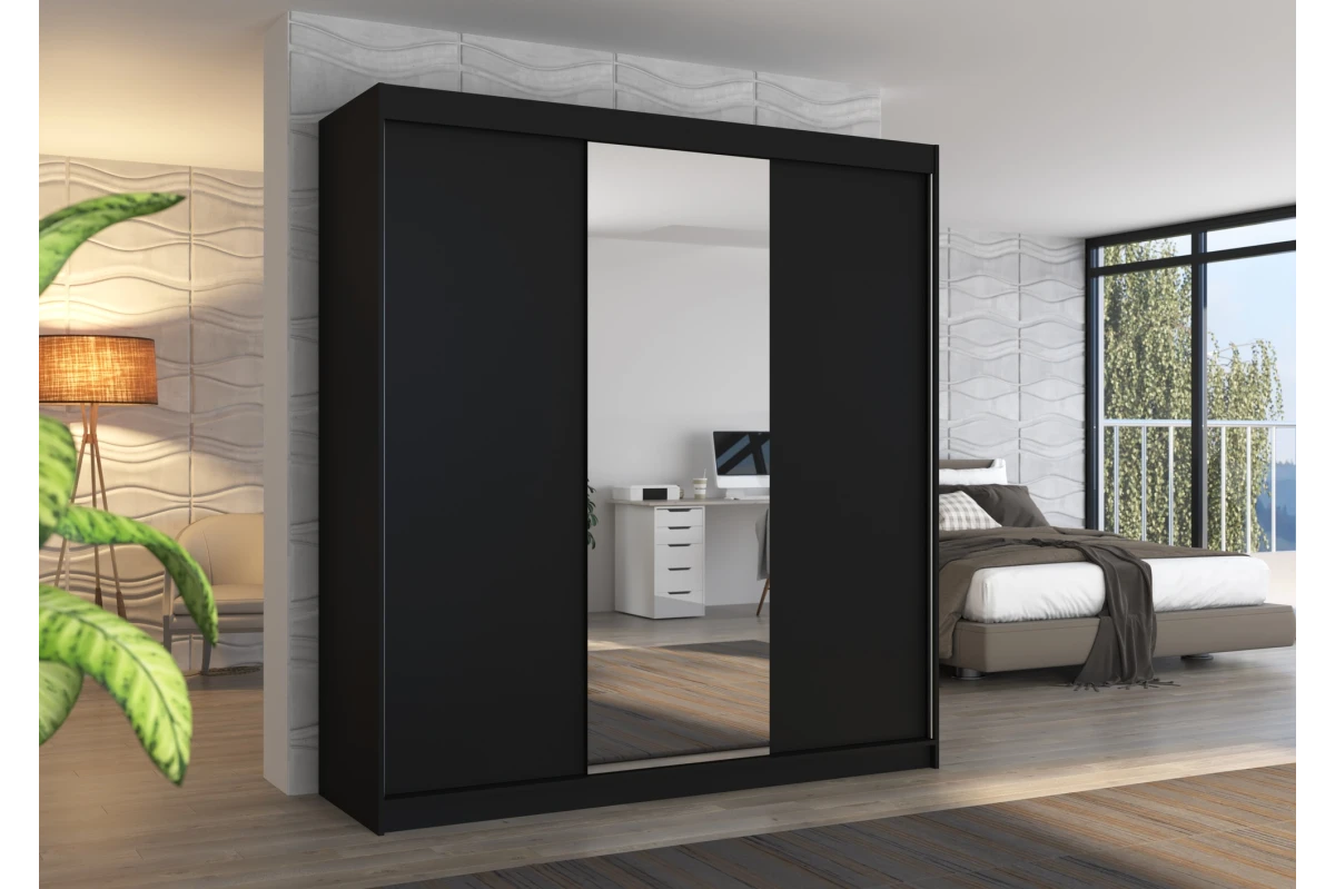 Schiebetürenschrank mit Spiegel Suntemia 200