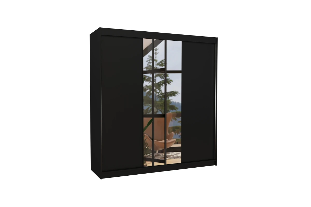 Schiebetürenschrank mit Spiegel Suntemia 200