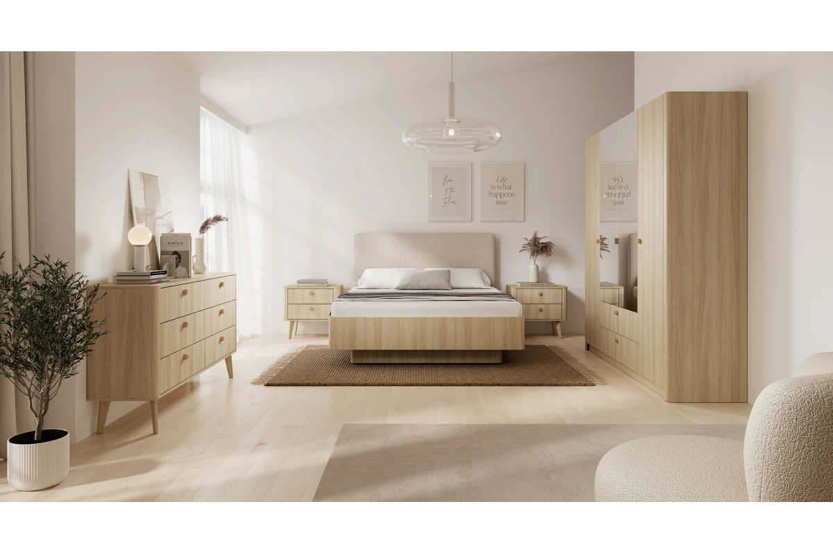 Kleiderschrank ARVI – Eiche Barista