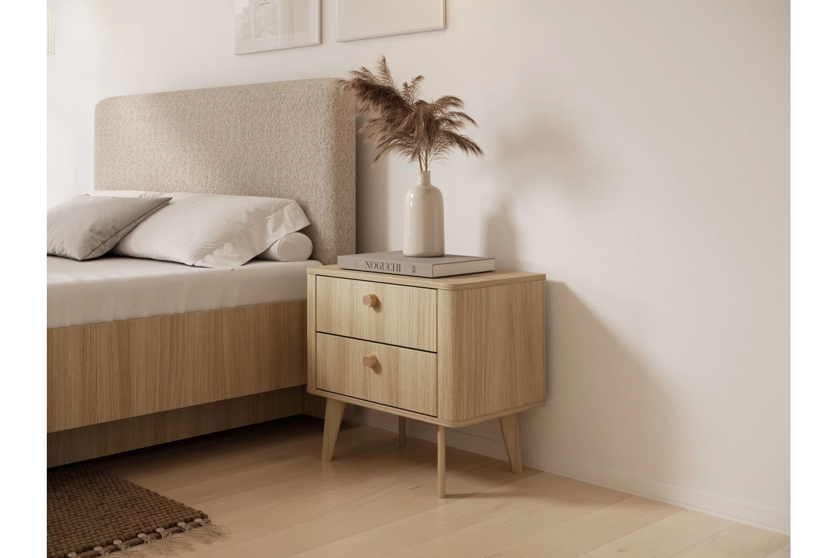 Nachttisch ARVI – Eiche Barista