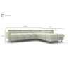 Ecksofa BUN Bubble Sofa in Beige