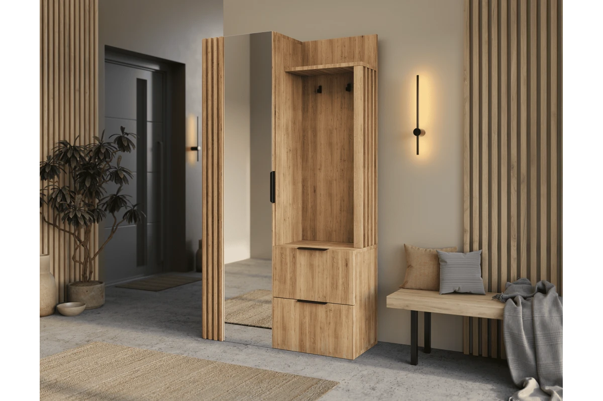 Garderobe VELLANO - Eiche Artisan