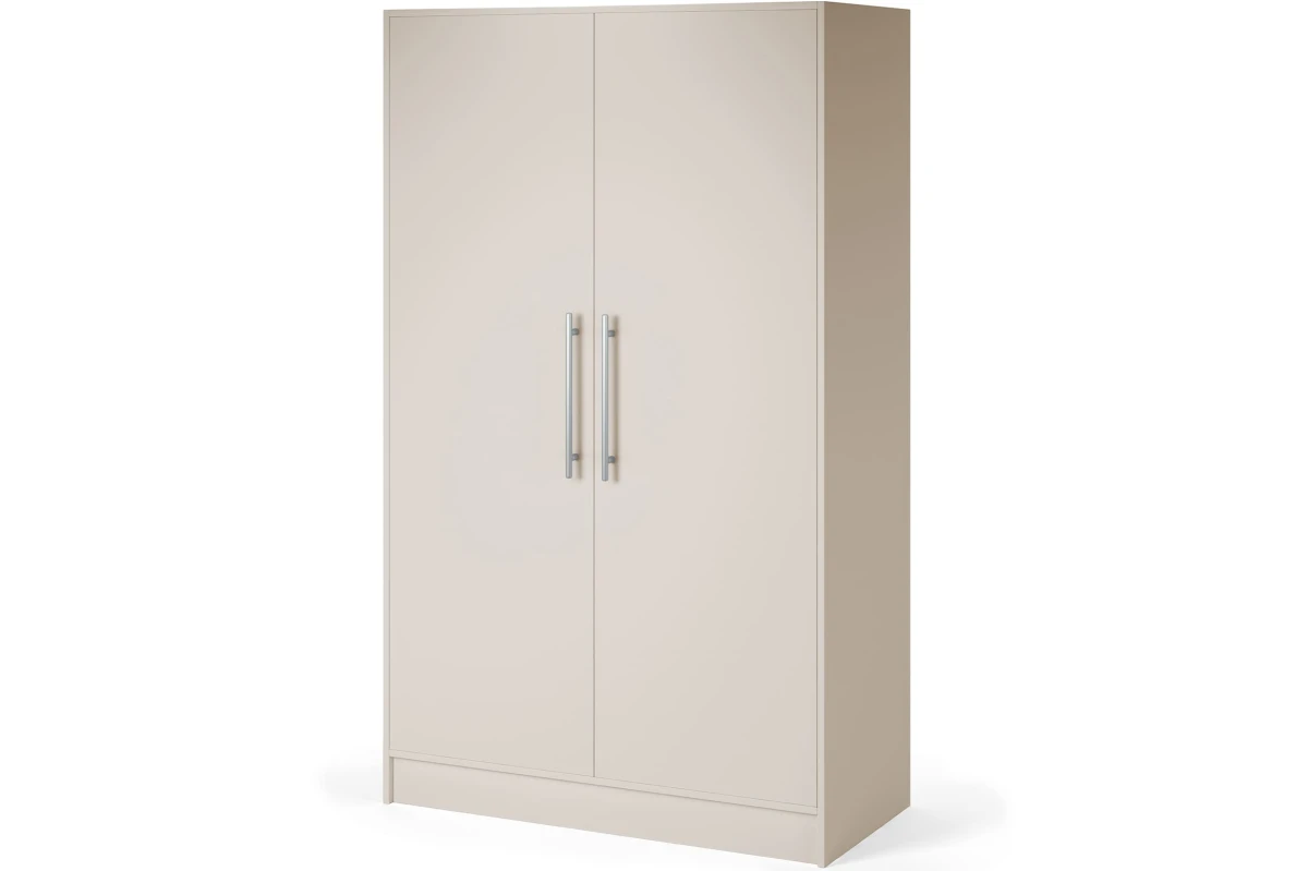 Drehtürenschrank KAVIRA 120 - Kleiderschrank in Kaschmir 120 cm