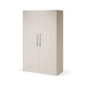 Drehtürenschrank KAVIRA 120 - Kleiderschrank in Kaschmir 120 cm