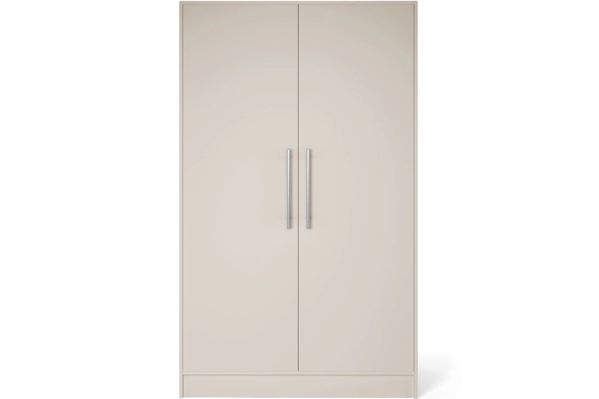 Drehtürenschrank KAVIRA 120 - Kleiderschrank in Kaschmir 120 cm
