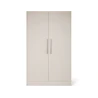 Drehtürenschrank KAVIRA 120 - Kleiderschrank in Kaschmir 120 cm