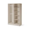 Drehtürenschrank KAVIRA 120 - Kleiderschrank in Kaschmir 120 cm