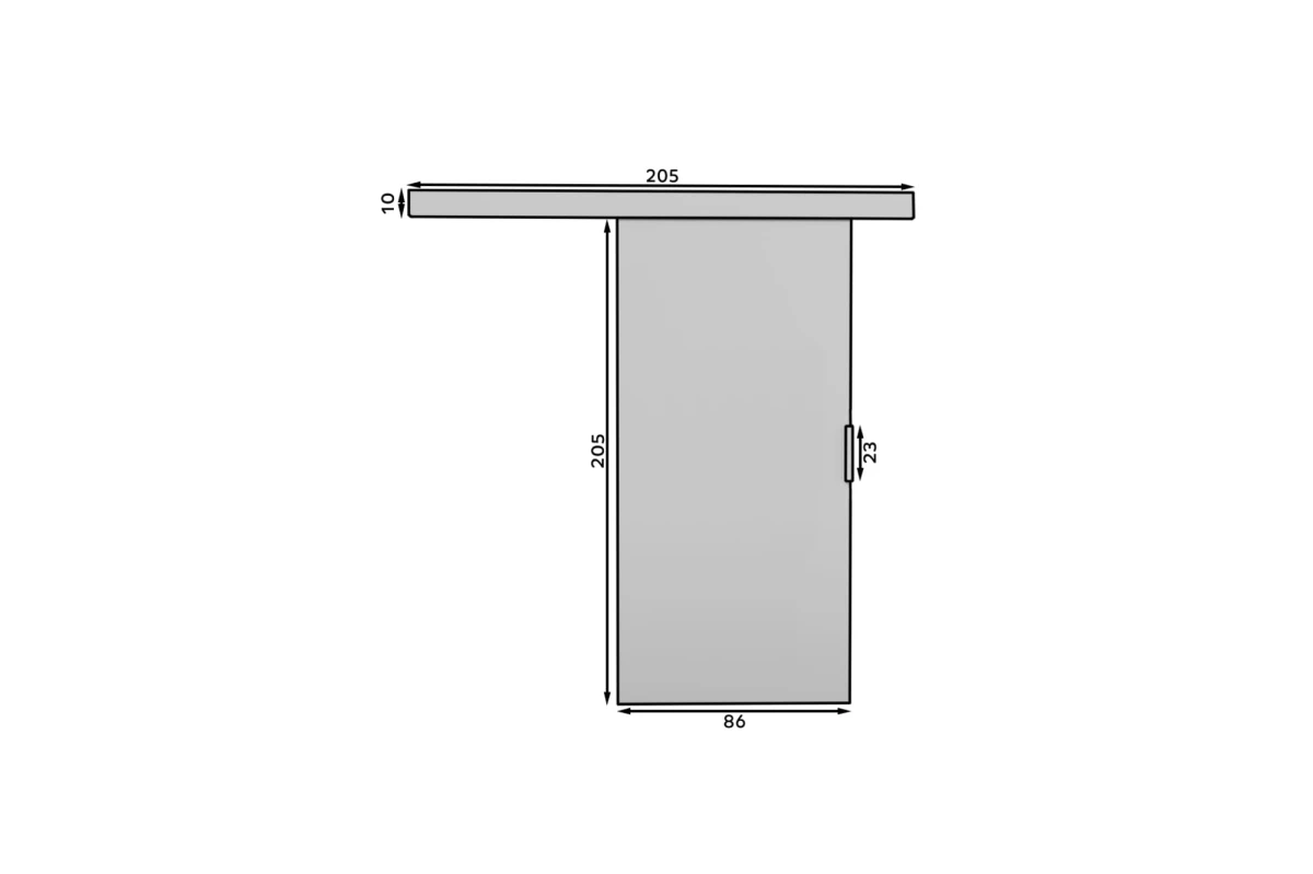 Wand-Schiebetür XINNEA