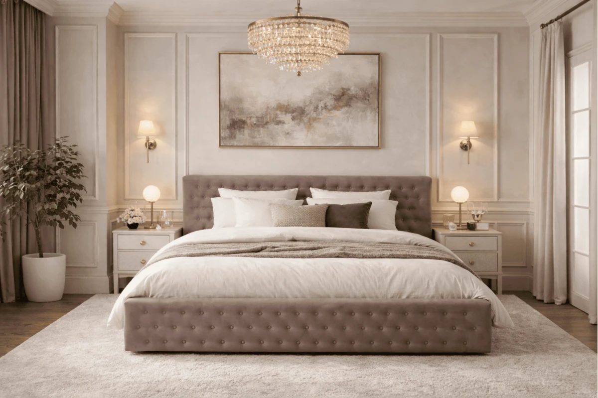 Polsterbett Chesterfield