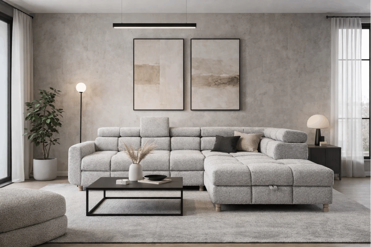 Ecksofa BUN Bubble Sofa in Beige