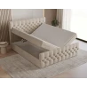 Chesterfield Boxspringbett 12 – mit Bettkasten und Topper