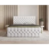 Chesterfield Boxspringbett 12 – mit Bettkasten und Topper