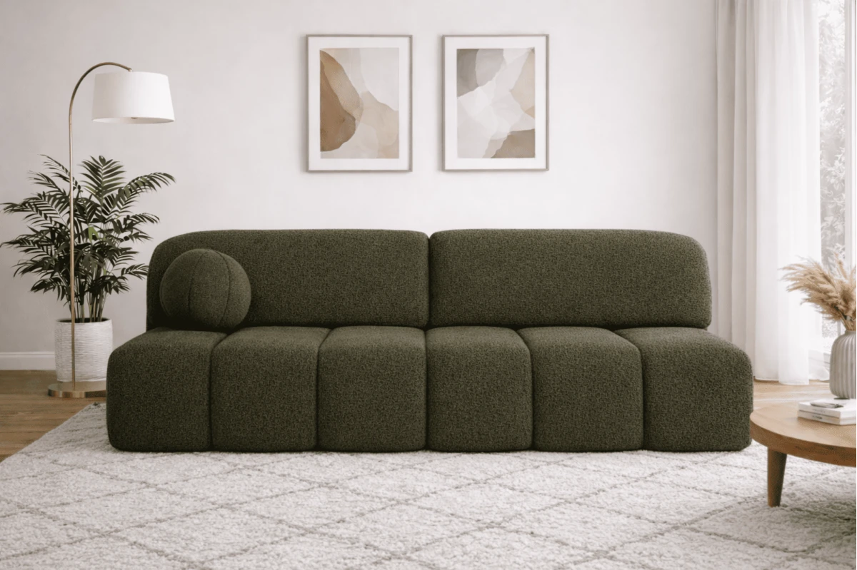 Sofa Fluffy - Bubble Sofa aus Bouclé
