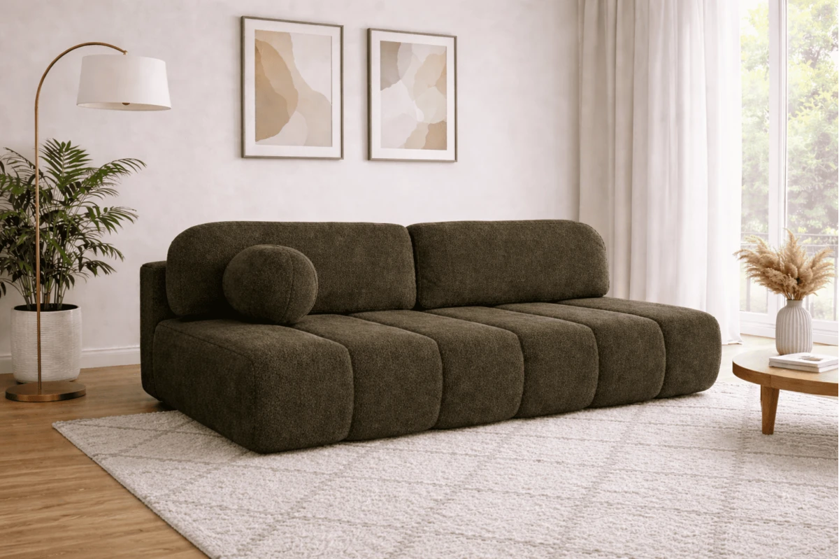 Sofa Fluffy - aus Bouclé
