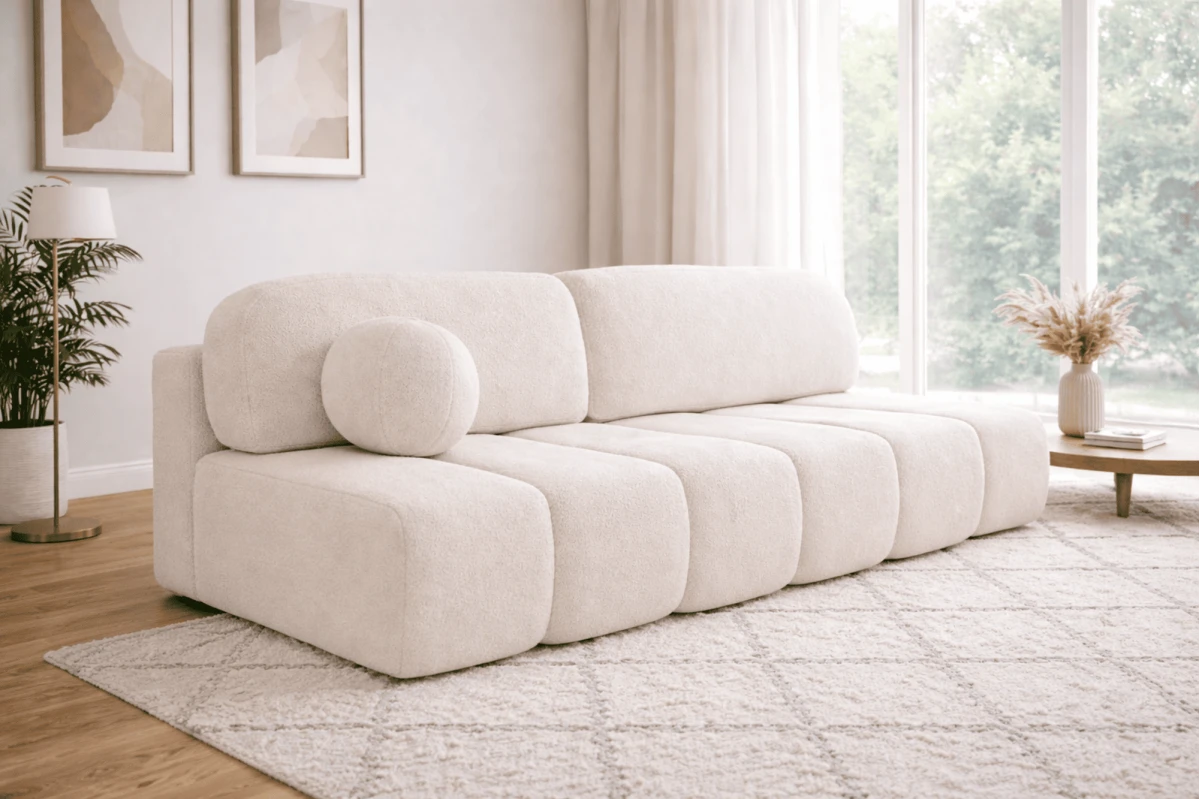 Sofa Fluffy - aus Bouclé