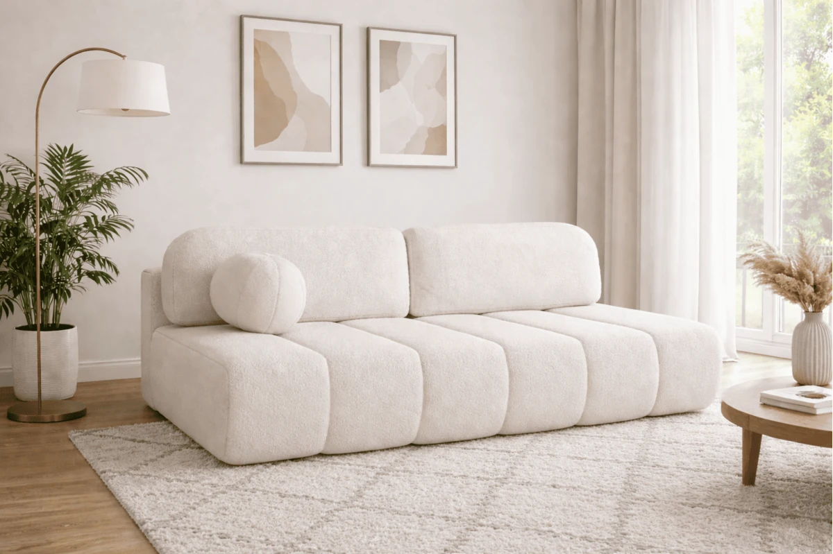 Sofa Fluffy - aus Bouclé