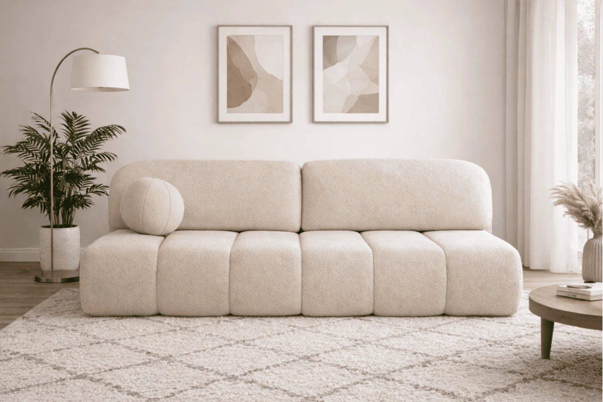 Sofa Fluffy - Bubble Sofa aus Bouclé