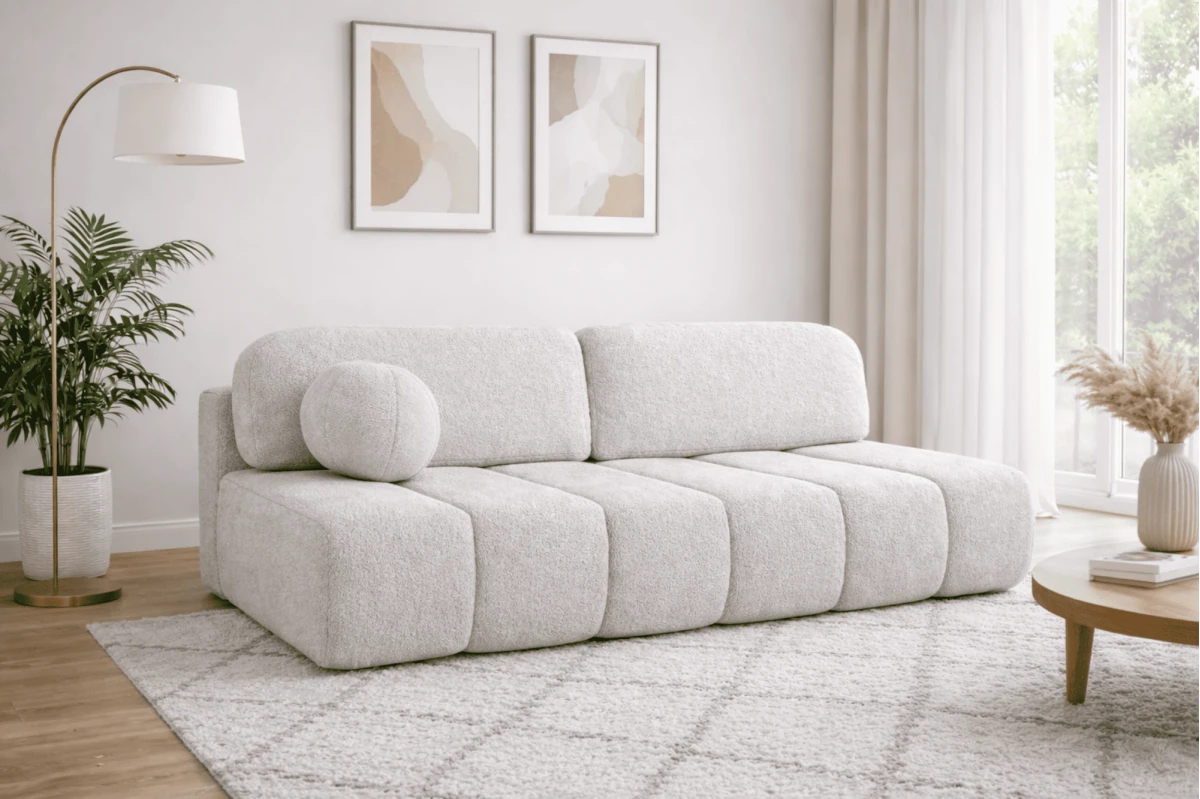 Sofa Fluffy - aus Bouclé