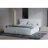 Polsterbett 140x200 - Bett 04 - Weiß (Poso 38)