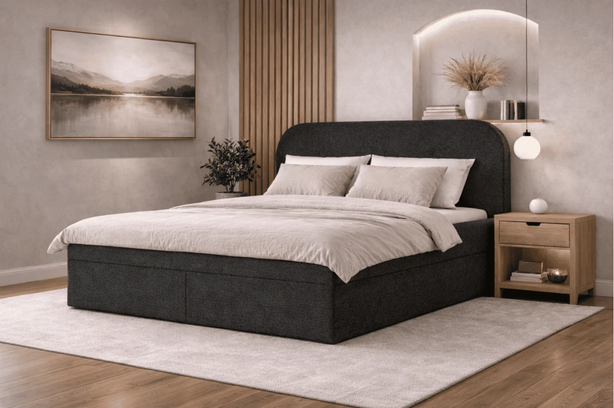 Kontinetalbett - Boxspringbett 07 - 160x200