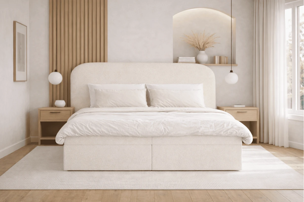 Kontinetalbett - Boxspringbett 07 - 140x200