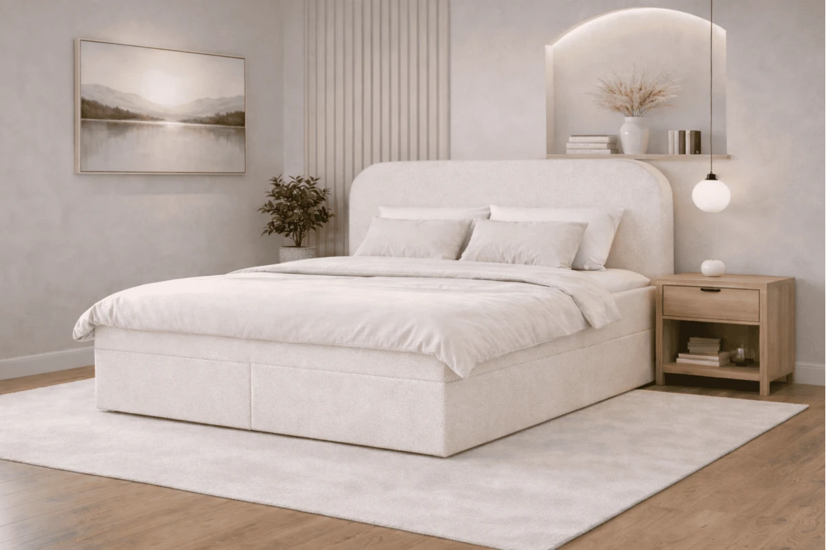 Kontinetalbett - Boxspringbett 07 - 140x200