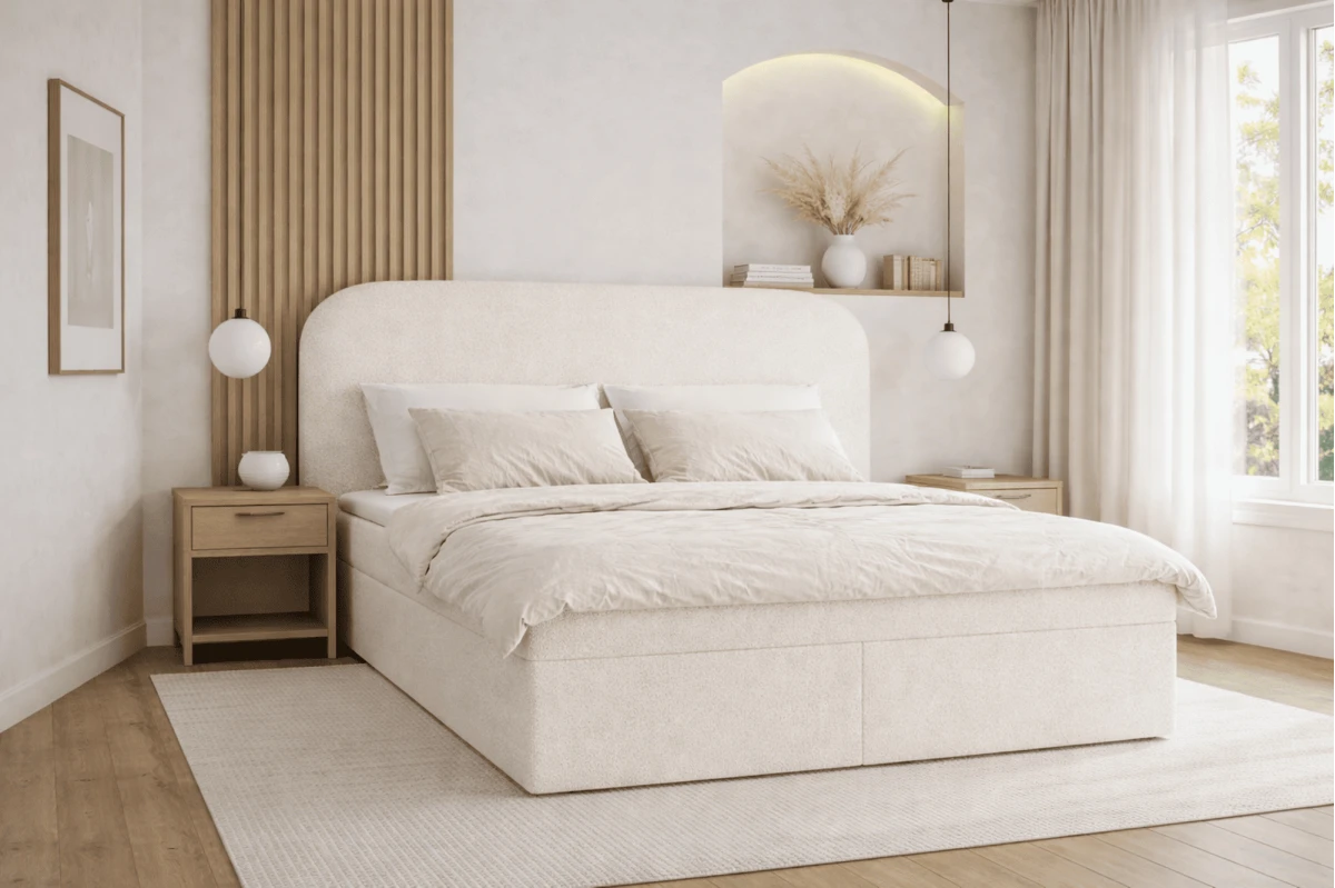 Kontinetalbett - Boxspringbett 07 - 160x200