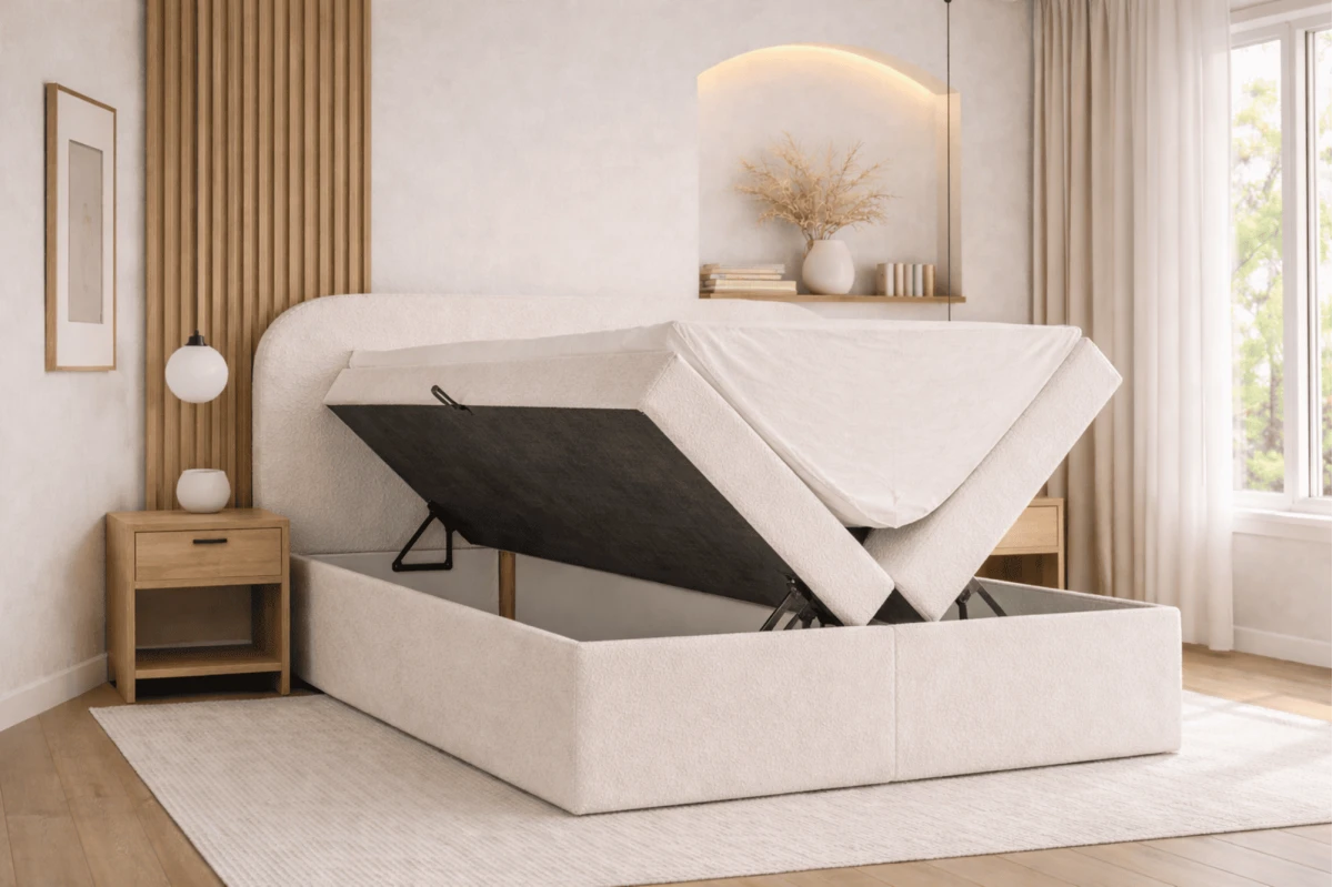 Kontinetalbett - Boxspringbett 07 - 160x200