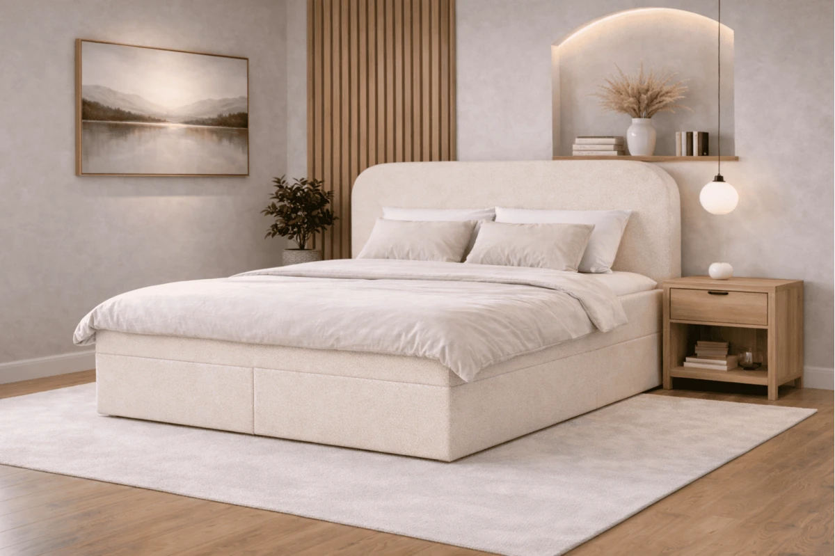 Kontinetalbett - Boxspringbett 07 - 160x200