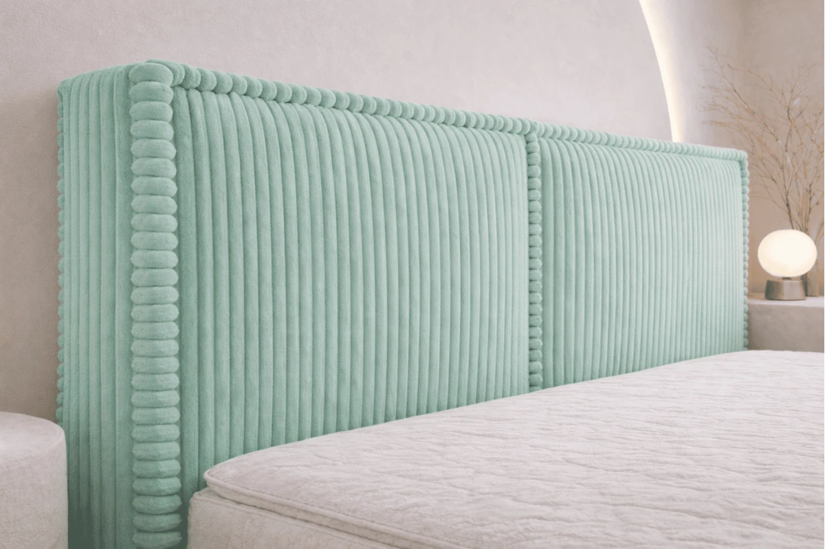 Boxspringbett 180x200 mit Bettkasten aus Cord Top Qualität