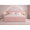 Boxspringbett 140x200 mit Bettkasten aus Cord Top Qualität