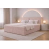 Boxspringbett 140x200 mit Bettkasten aus Cord Top Qualität