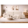 Cord Ecksofa Beige Denver