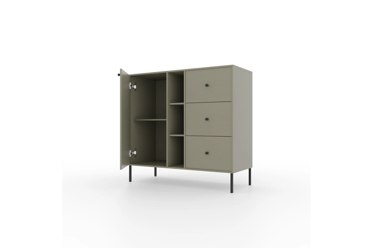 Kommode 1D 3S 3P FREYA - Beige Sand