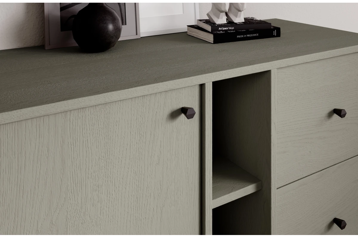 Kommode 1D 3S 3P FREYA - Beige Sand