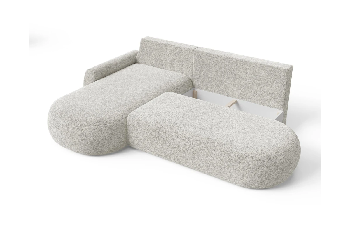 Ecksofa Diune - Rundsofa, Ecksofa mit abgerundetem Design
