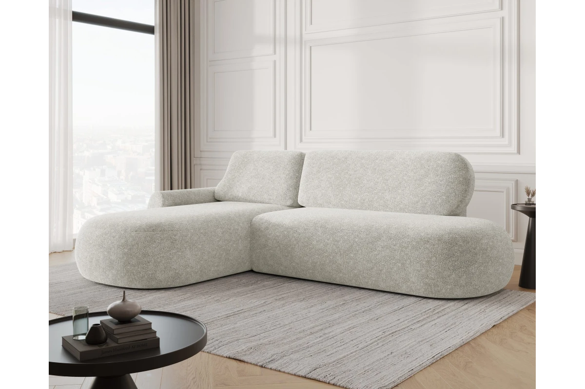 Ecksofa Diune - Rundsofa, Ecksofa mit abgerundetem Design
