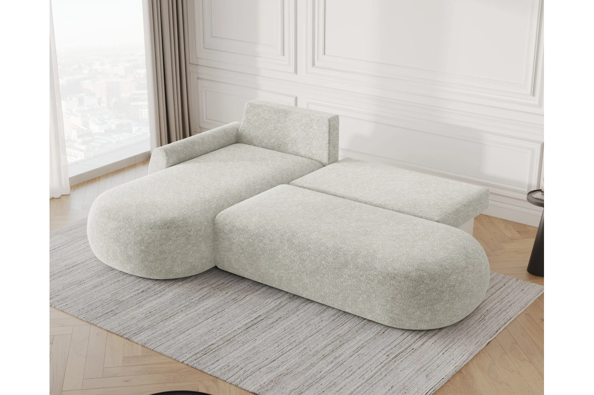 Ecksofa Diune - Rundsofa, Ecksofa mit abgerundetem Design