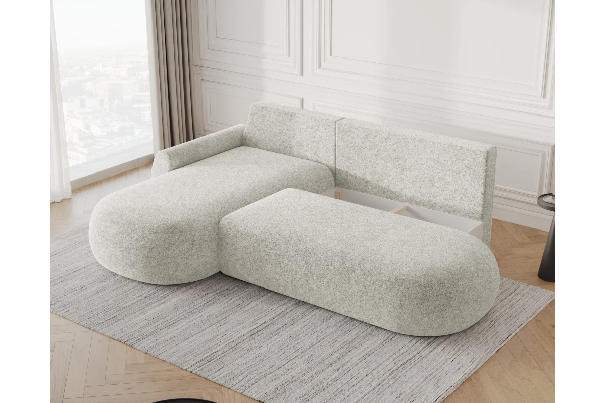 Ecksofa Diune - Rundsofa, Ecksofa mit abgerundetem Design