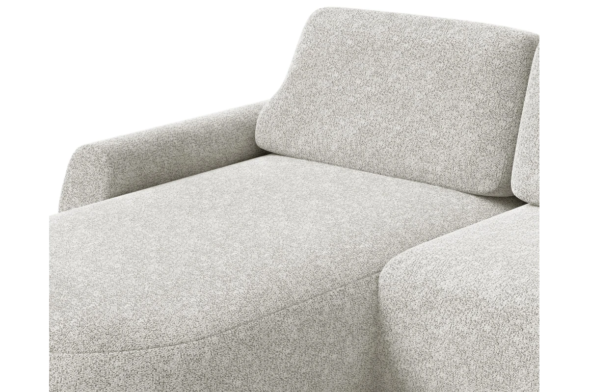 Ecksofa Diune - Rundsofa, Ecksofa mit abgerundetem Design