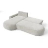 Ecksofa Diune - Rundsofa, Ecksofa mit abgerundetem Design