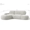 Ecksofa Diune - Rundsofa, Ecksofa mit abgerundetem Design