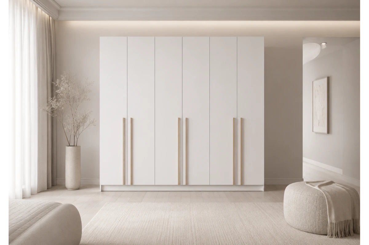 Drehtürenschrank Glamy WOOD 6D
