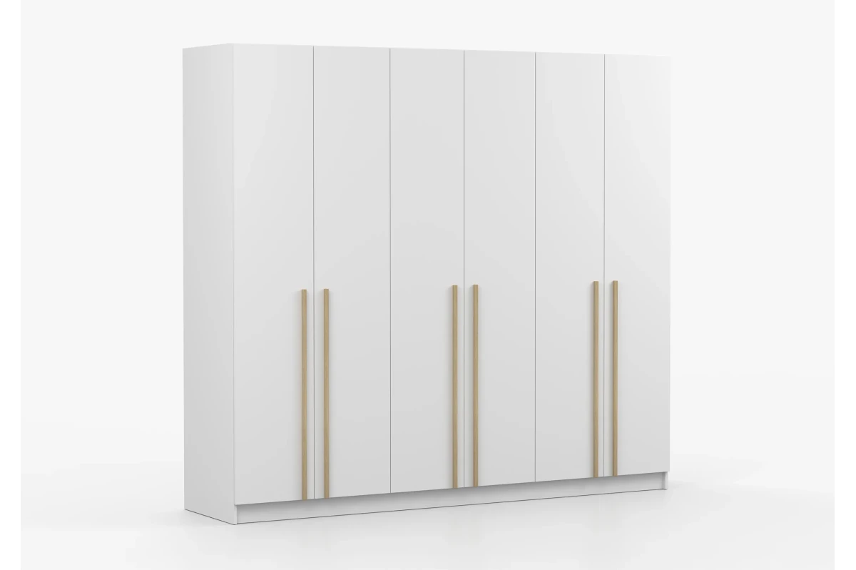 Drehtürenschrank Glamy WOOD 6D