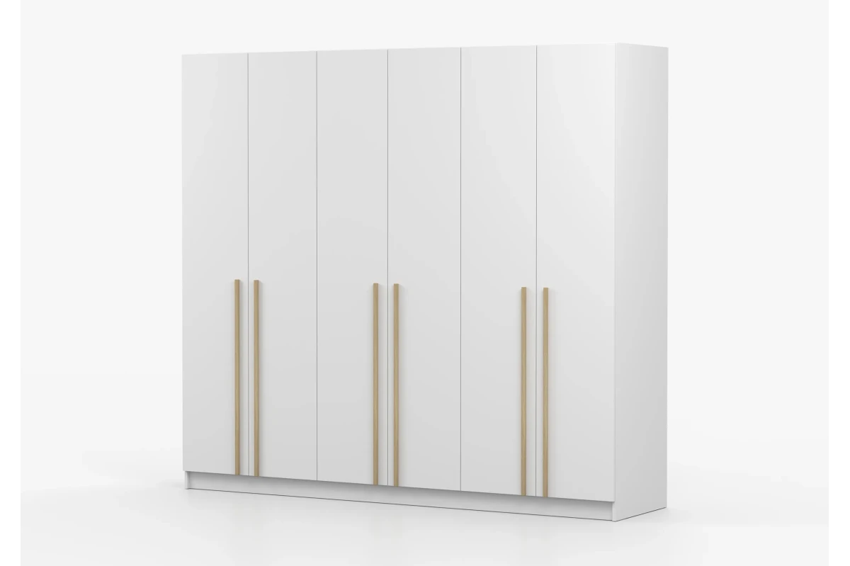 Drehtürenschrank Glamy WOOD 6D